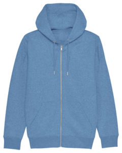 Sweat capuche molleton | Sweat à capuche personnalisé Mid Heather Blue 1