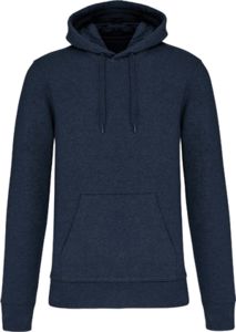 Sweat capuche éco H | Sweat à capuche publicitaire French navy heather