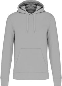 Sweat capuche éco H | Sweat à capuche publicitaire Snow grey