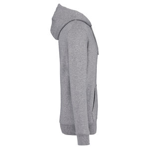 Sweat capuche écolo | Sweat à capuche publicitaire Moon grey heather 1