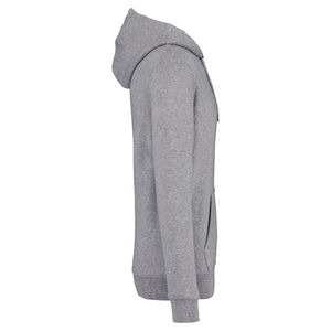 Sweat capuche écolo | Sweat à capuche publicitaire Moon grey heather 4