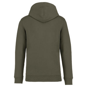 Sweat capuche écolo | Sweat à capuche publicitaire Organic khaki 2