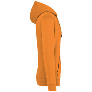 Sweat capuche écolo | Sweat à capuche publicitaire Tangerine 4