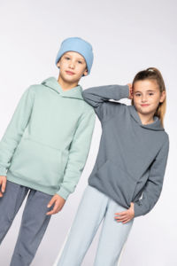 Sweat capuche enfant | Sweat à capuche publicitaire Aquamarine 9