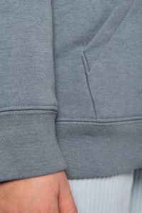 Sweat capuche enfant | Sweat à capuche publicitaire Mineral Grey 7