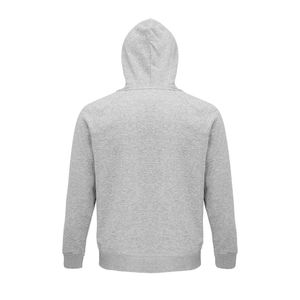 Sweat capuche éco | Sweat à capuche publicitaire Gris chiné 1