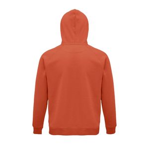 Sweat capuche éco | Sweat à capuche publicitaire Orange brûlée 1