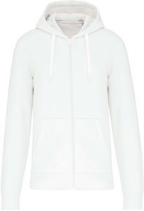 Sweat zippé capuche H | Sweat à capuche publicitaire White