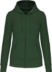 Sweat zippé capuche F | Sweat à capuche publicitaire Forest Green