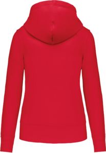 Sweat zippé capuche F | Sweat à capuche publicitaire Red 1