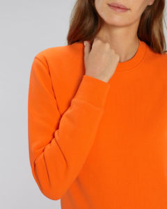 Sweat coton bio | Sweat personnalisé Bright Orange 3