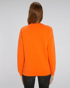 Sweat coton bio | Sweat personnalisé Bright Orange 5