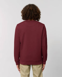 Sweat coton bio | Sweat personnalisé Burgundy 4