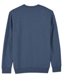 Sweat coton bio | Sweat personnalisé Dark Heather Blue 10