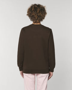 Sweat coton bio | Sweat personnalisé Deep chocolat 3