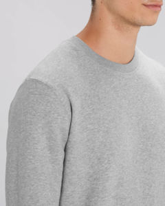 Sweat coton bio | Sweat personnalisé Heather Grey 5