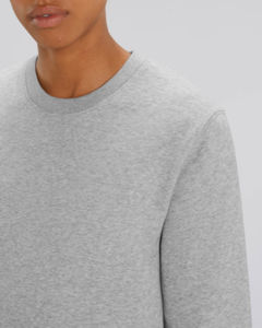 Sweat coton bio | Sweat personnalisé Heather Grey 7