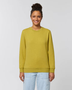 Sweat coton bio | Sweat personnalisé Heather neppy lemon grass 3