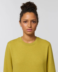 Sweat coton bio | Sweat personnalisé Heather neppy lemon grass 5