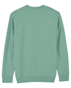 Sweat coton bio | Sweat personnalisé Mid Heather Green 20