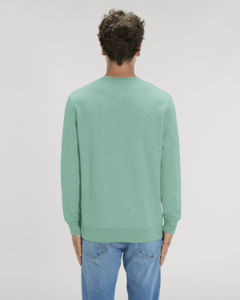 Sweat coton bio | Sweat personnalisé Mid Heather Green 27