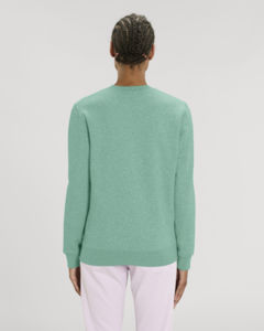 Sweat coton bio | Sweat personnalisé Mid Heather Green 28