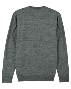 Sweat coton bio | Sweat personnalisé Slub Heather Steel Grey 9