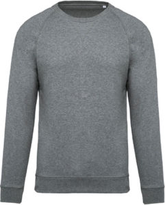 Sweat raglan H | Sweat personnalisé Gris chiné