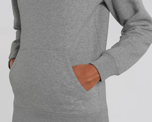 Sweat iconique recyclé | Sweat publicitaire Mid Heather Grey 5