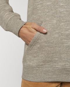 Sweat iconique recyclé | Sweat publicitaire Wooden Heather 7