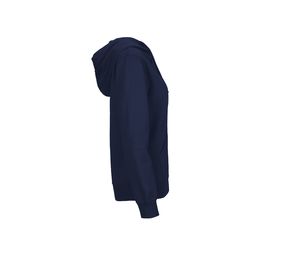 Sweat zip coton bio F | Sweat publicitaire Navy 3