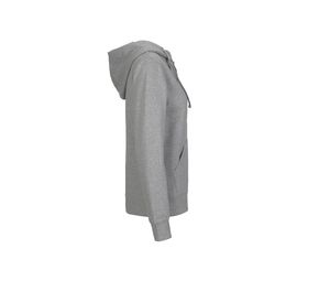 Sweat zip coton bio F | Sweat publicitaire Sport Grey 3