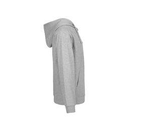 Sweat zip coton bio H | Sweat publicitaire Sport Grey 3