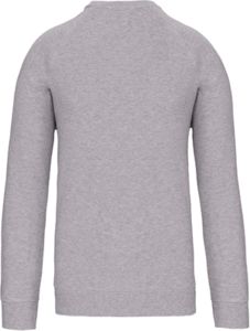 Sweat piqué bio | Sweat-shirt publicitaire Oxford Grey 1