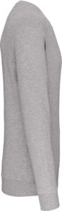 Sweat piqué bio | Sweat-shirt publicitaire Oxford Grey 2