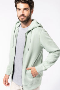 Sweat zippé French Terry | Sweat-shirt publicitaire Oxford Grey