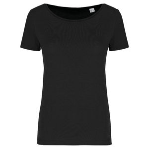 T-shirt modal éco F | T-shirt personnalisé Black 10