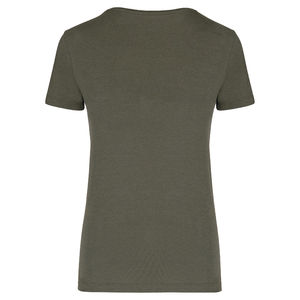 T-shirt modal éco F | T-shirt personnalisé Organic khaki 1