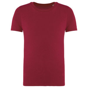 T-shirt coton bio enfant | T-shirt personnalisé Hibiscus red 4