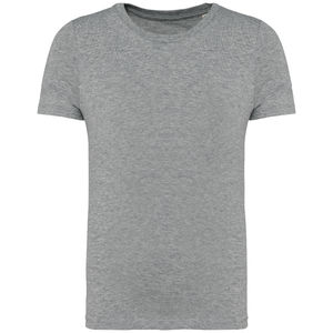 T-shirt coton bio enfant | T-shirt personnalisé Moon grey heather 2