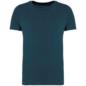 T-shirt coton bio enfant | T-shirt personnalisé Peacock blue 2