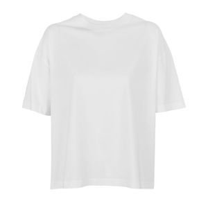 T-shirt éco oversize F | T-shirt personnalisé Blanc