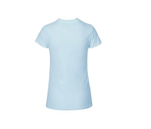 T-shirt fit coton bio F | T-shirt personnalisé Light Blue 2