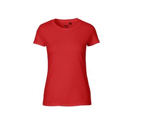 T-shirt fit coton bio F | T-shirt personnalisé Red 1