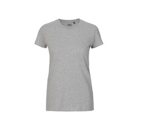 T-shirt fit coton bio F | T-shirt personnalisé Sport Grey 1