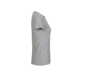 T-shirt fit coton bio F | T-shirt personnalisé Sport Grey 3