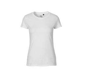 T-shirt fit coton bio F | T-shirt personnalisé White