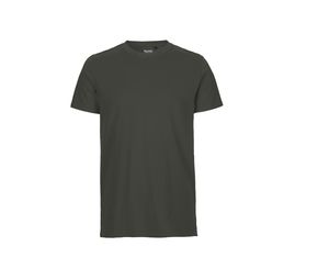 T-shirt fit coton bio H | T-shirt personnalisé Charcoal 1