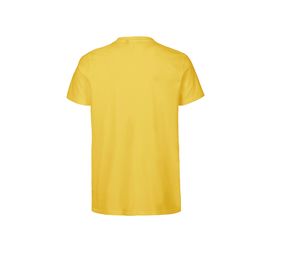T-shirt fit coton bio H | T-shirt personnalisé Yellow 2