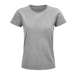 T-shirt jersey ajusté F | T-shirt personnalisé Gris chiné